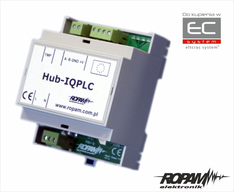Systémový koncentrátor SmartPLC pre systém IQPLC Ropam HUB-IQPLC-D4M EC-14801